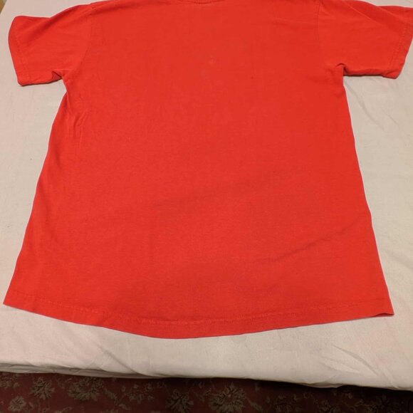 Cheetah Zabaleen Shirt Mens Medium 100% Cotton Red Tee Pullover Top - Picture 8 of 8